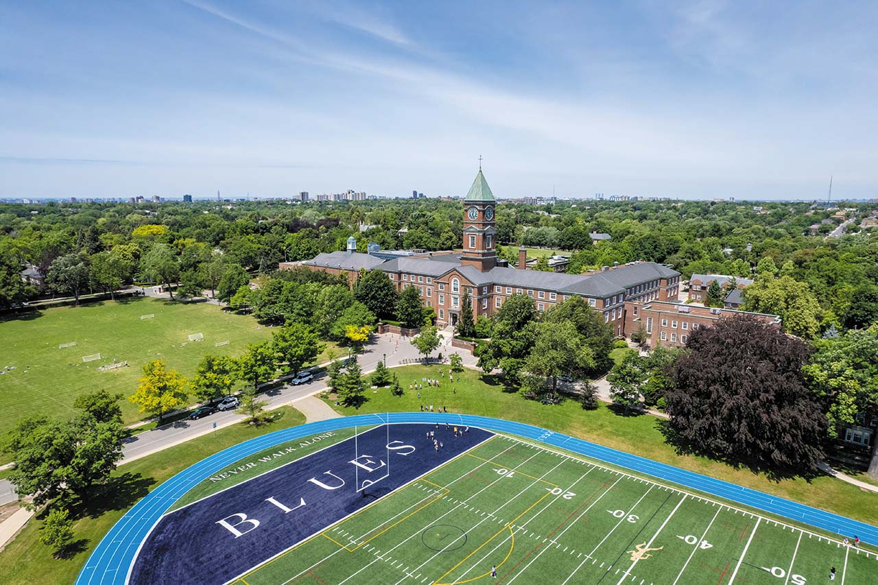 Sports field and campus facilities